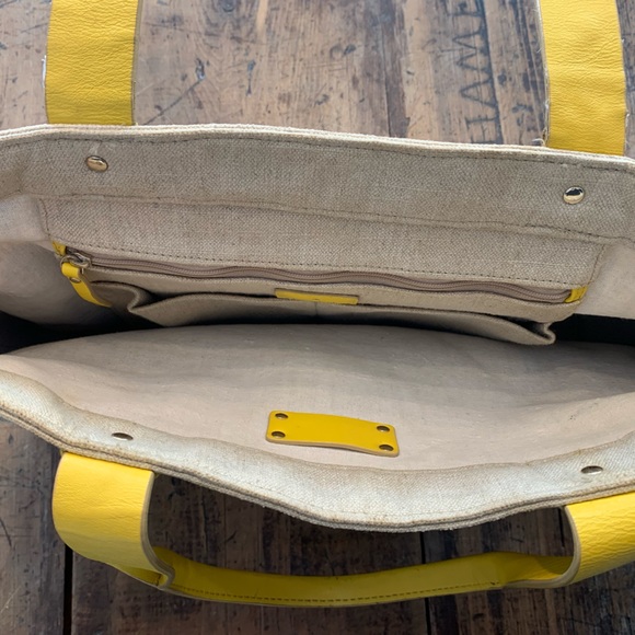 Kate Spade canvas and leather tote - Picture 5 of 6